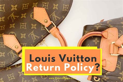 No refund on Louis Vuitton 